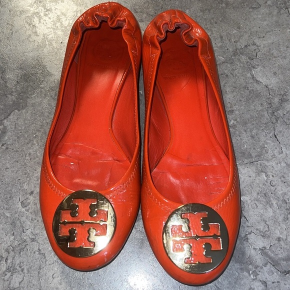 Tory Burch Miller Orange Flats 🥿 - Picture 2 of 6